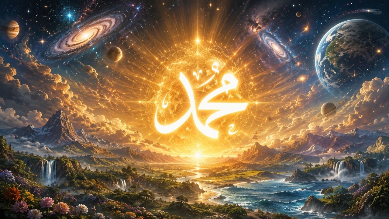 büyük bir kitap nazarıyla bakılırsa Nur-u Muhammedi (asm)