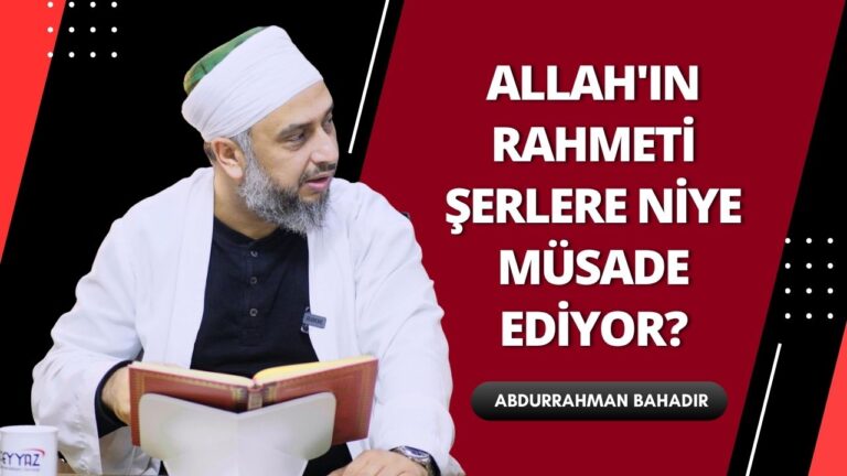Nasıl oluyor ki bîçare cüz’î fertleri ve şahısları musibete, şerre, çirkinliğe müptela ediyor?